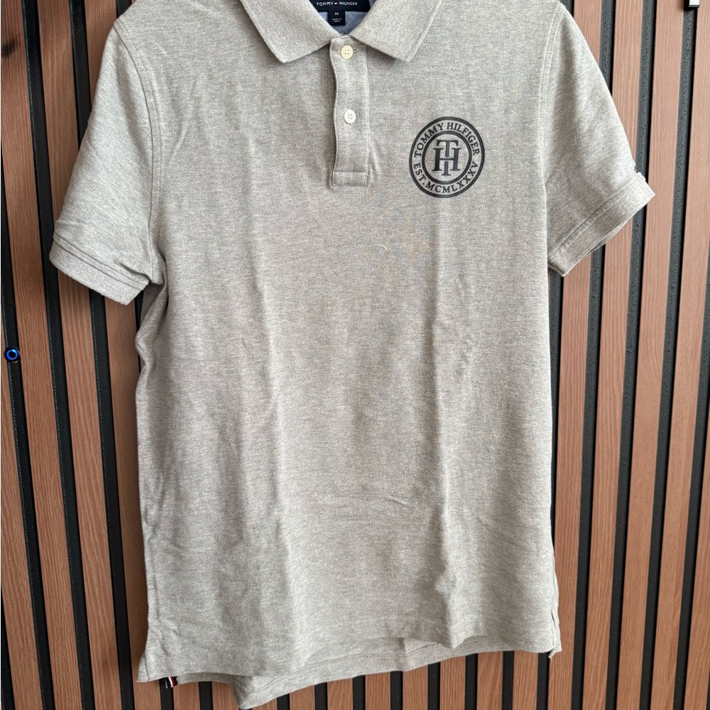 Tommy Hilfiger Light Gray Polo Shirt for Men